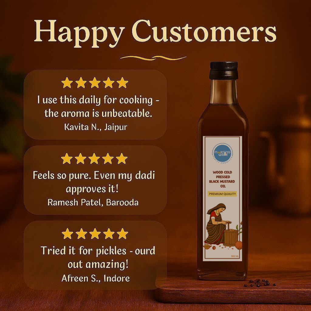 Wood Pressed Black Mustard Oil