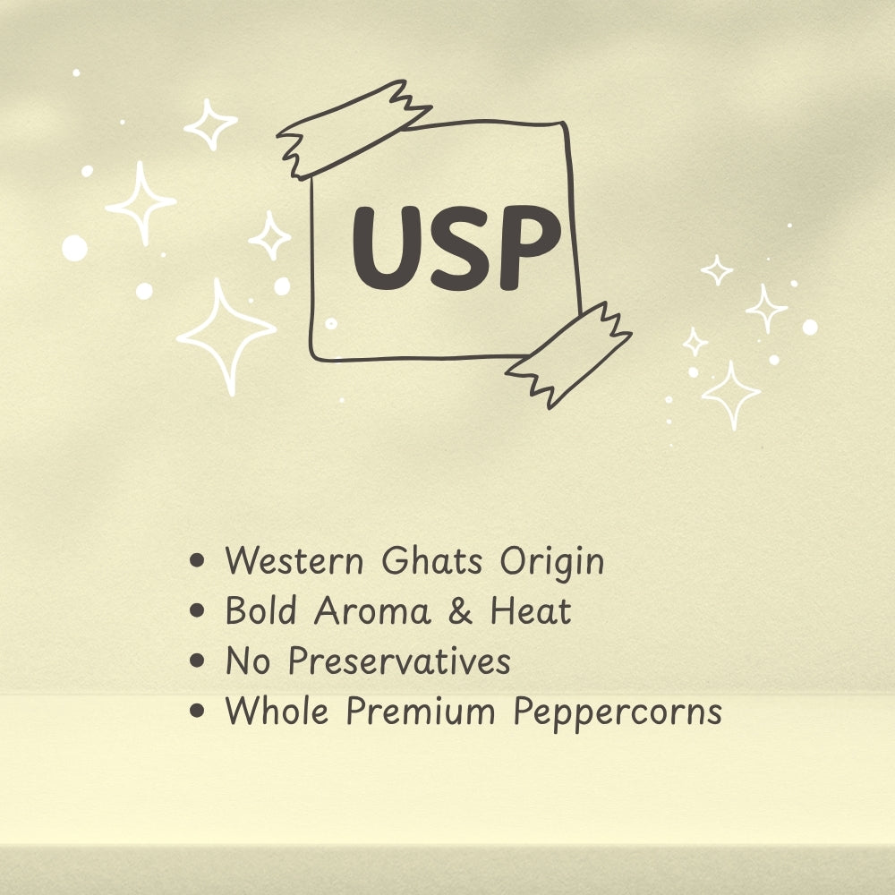 Black Pepper Whole-Western Ghats