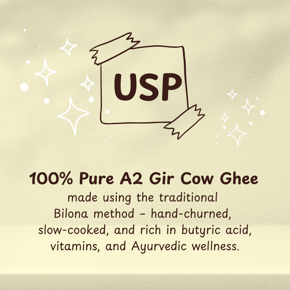 A2 Gir Cow Ghee - Bilona