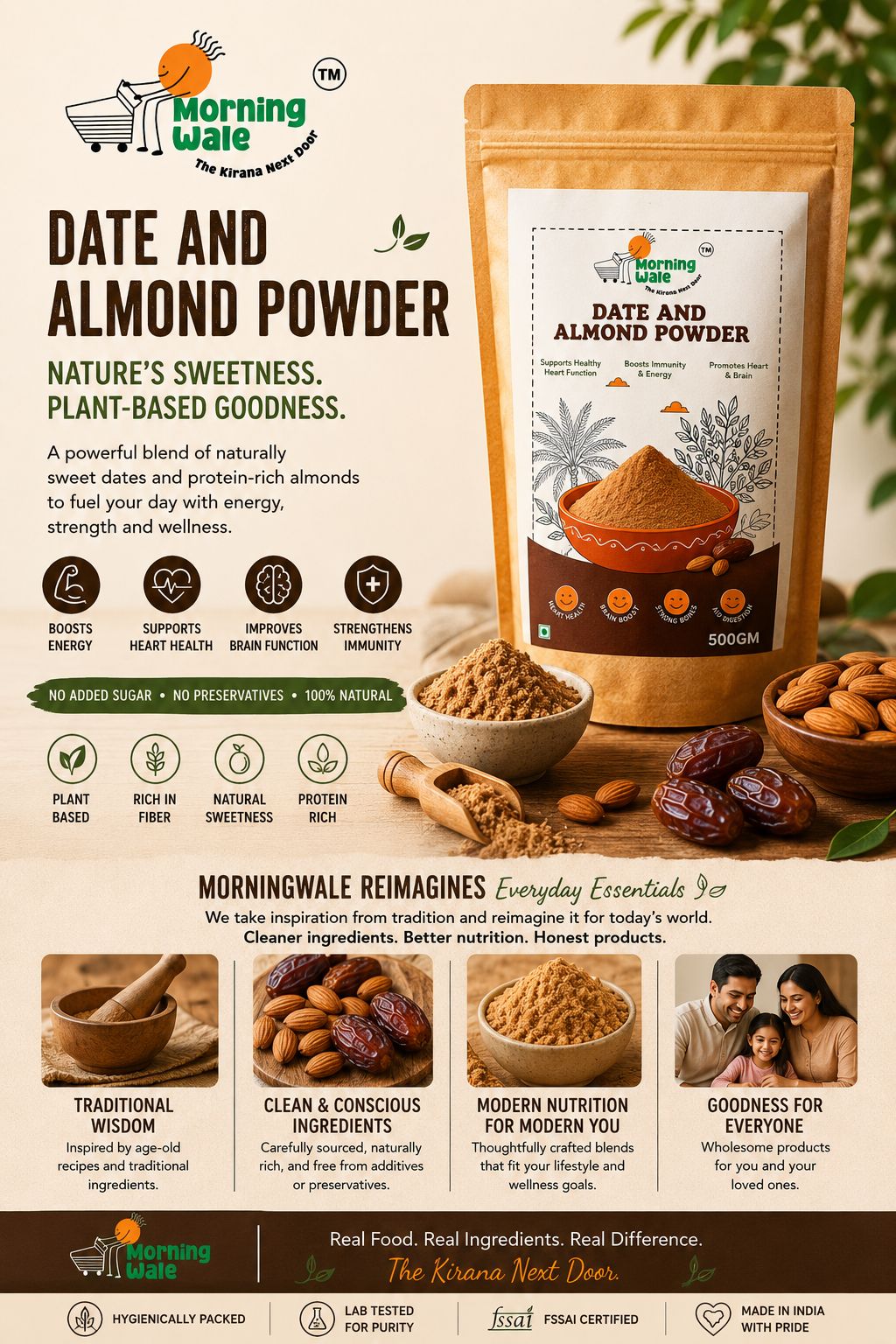 Date and Almond Powder
