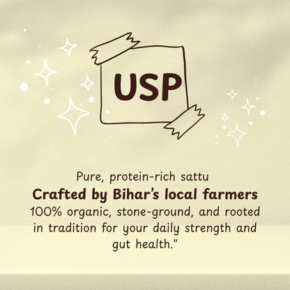 Organic Channa Sattu - Prepared By the Farmers in Bihar