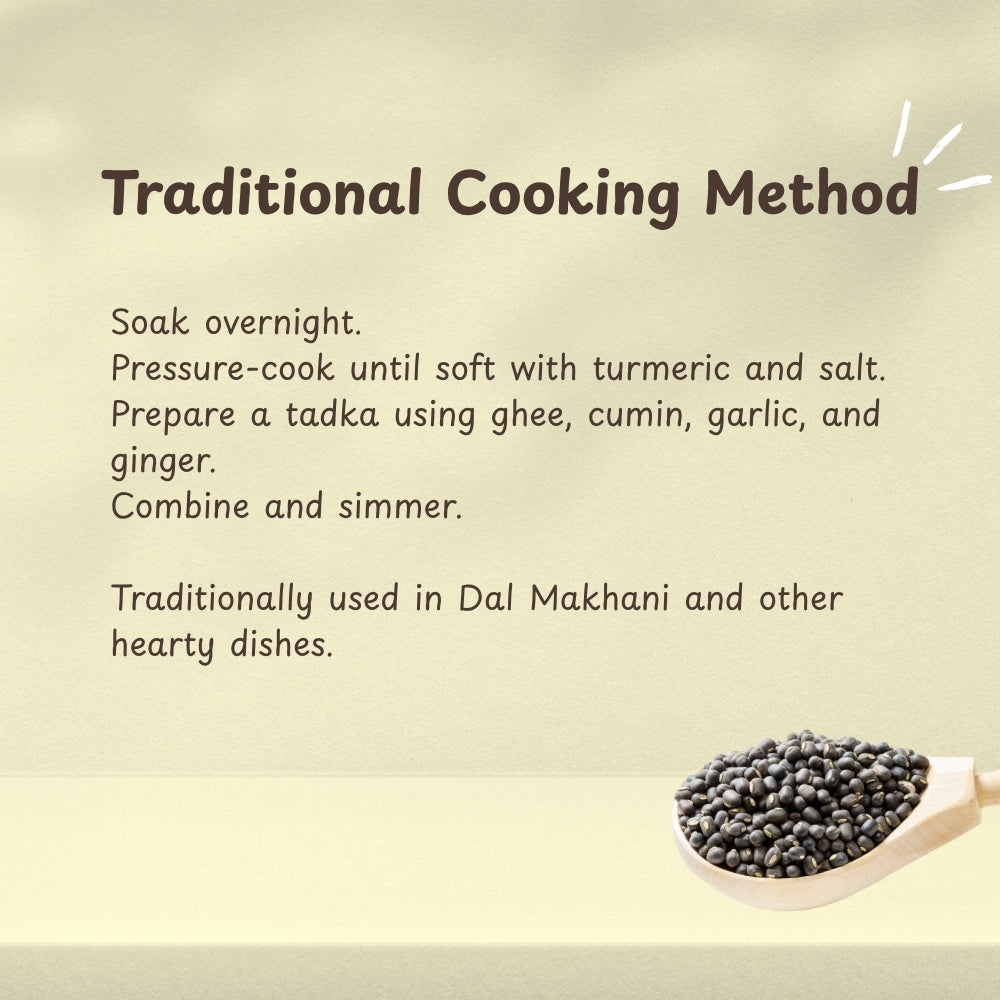 Urad Dal Whole  Sabut