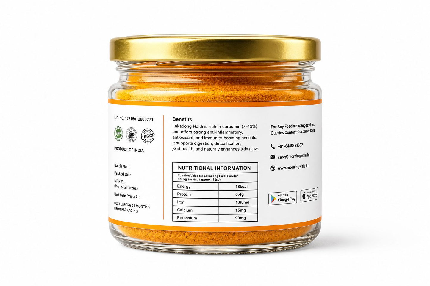 Lakadong Turmeric Powder
