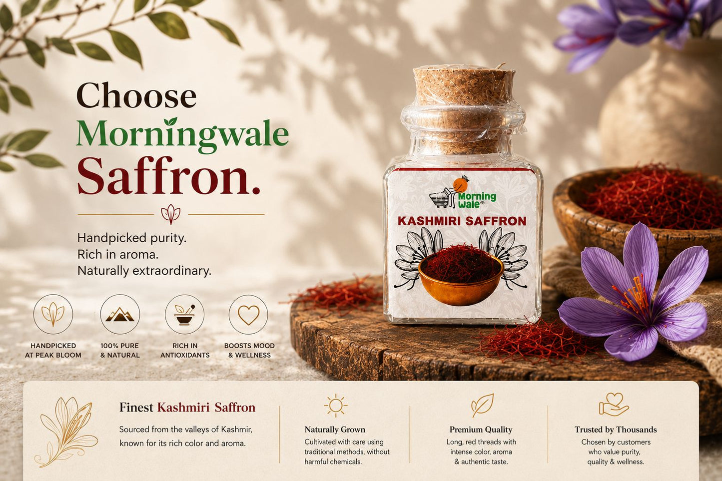 Kashmiri Saffron (Kesar)