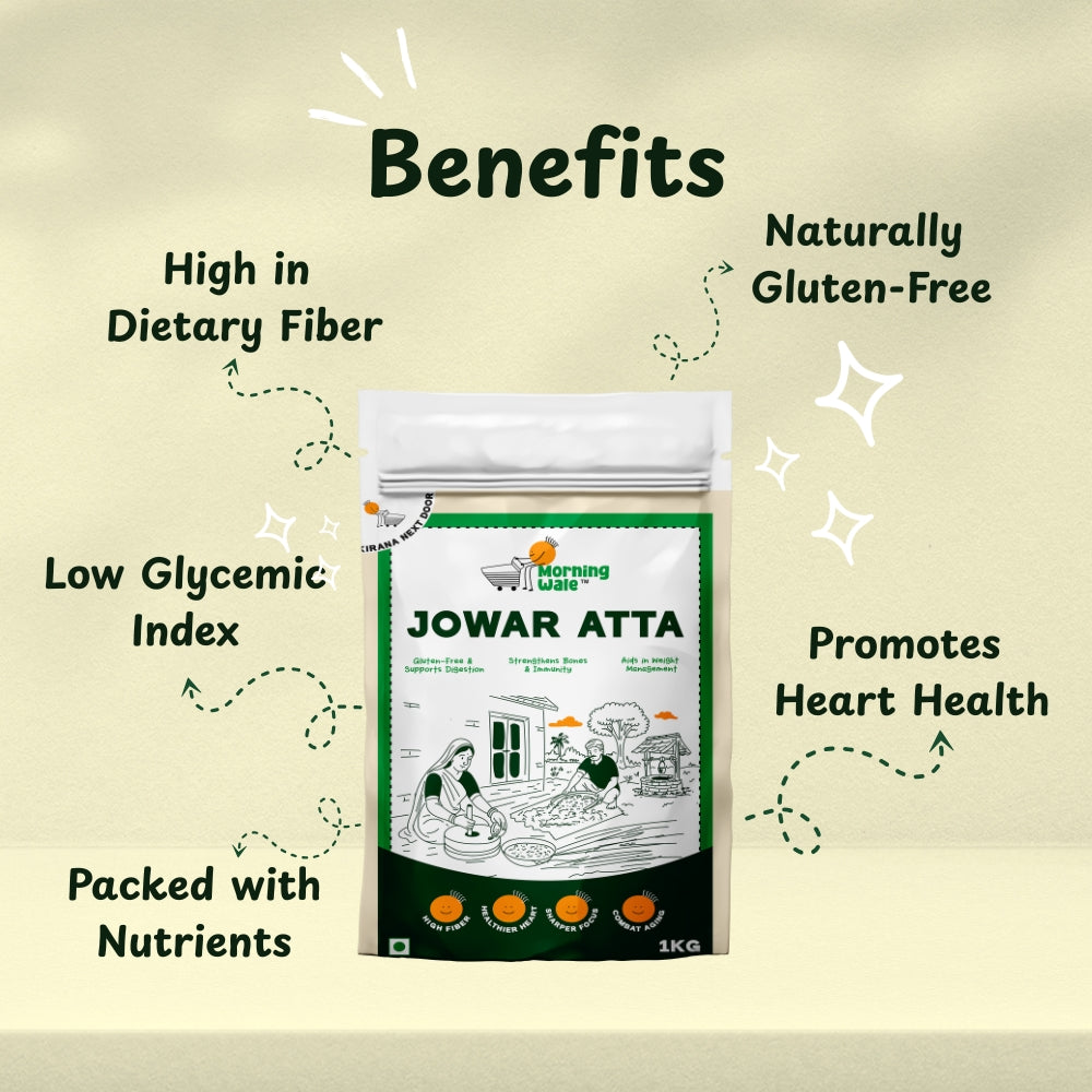 Organic Jowar Atta (Sorghum Flour)