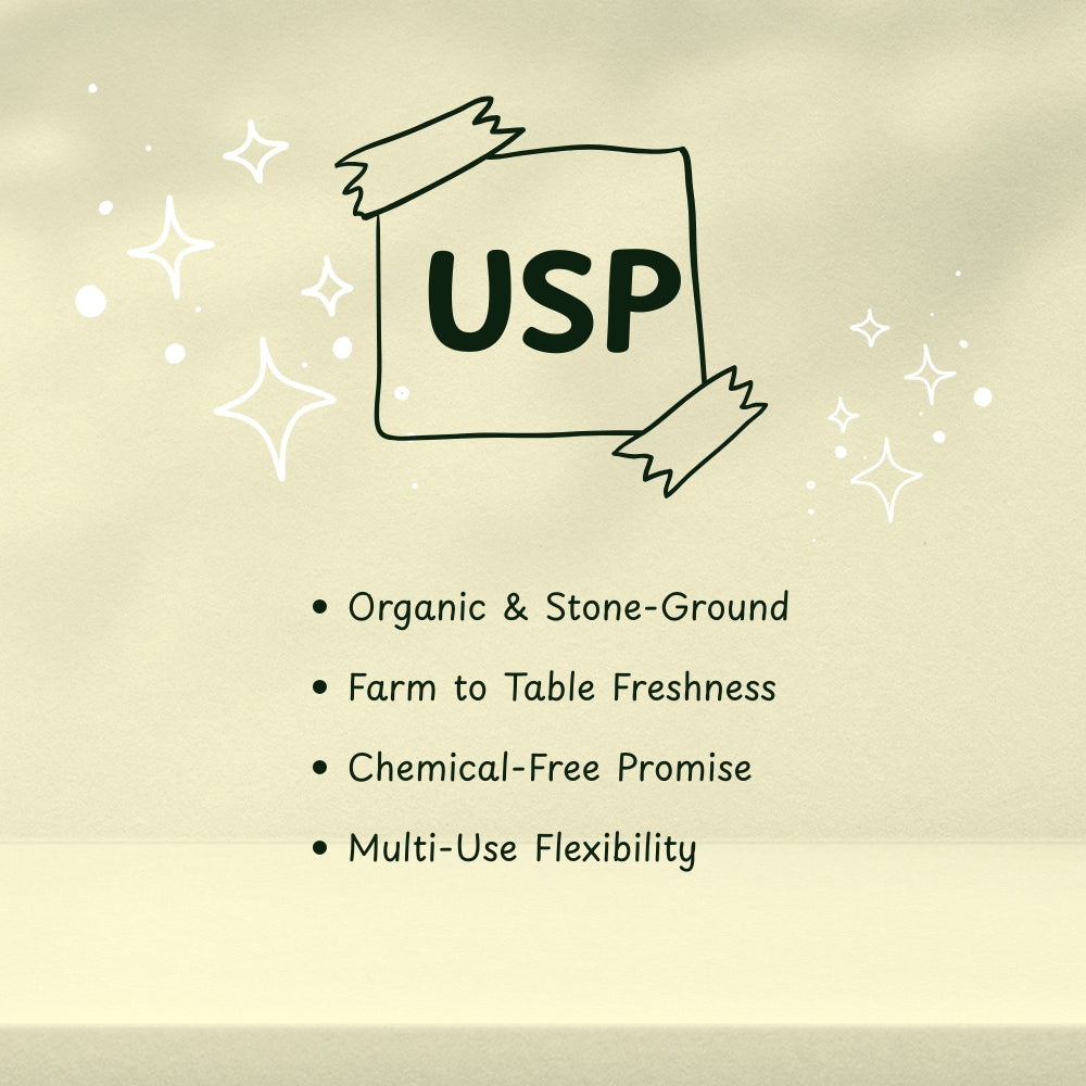 Organic Jowar Atta (Sorghum Flour)