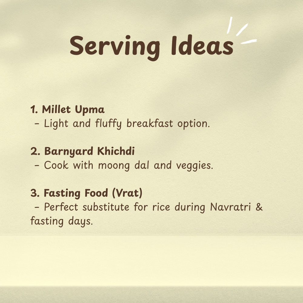 Organic Barnyard Millet