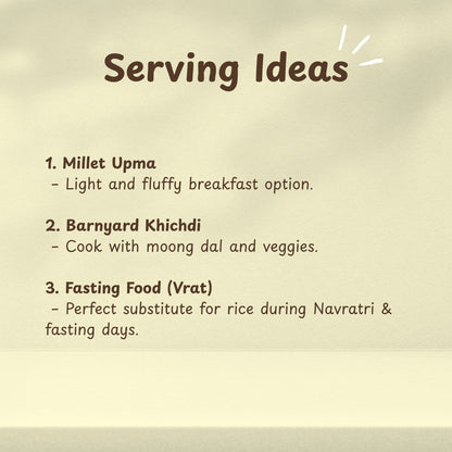 Organic Barnyard Millet