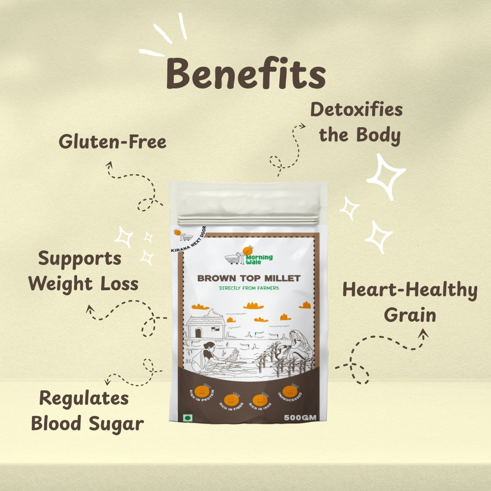 Organic Brown Top Millet