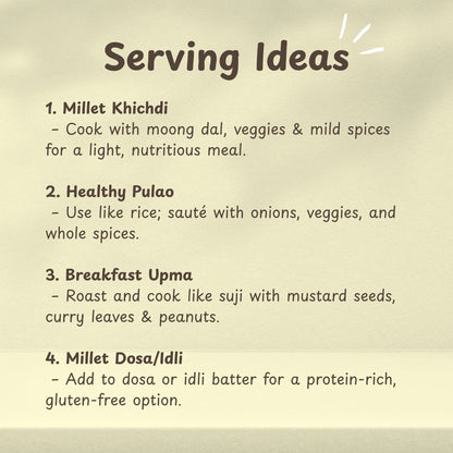 Organic Brown Top Millet