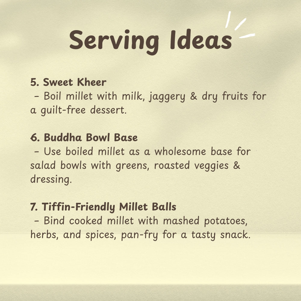 Organic Brown Top Millet