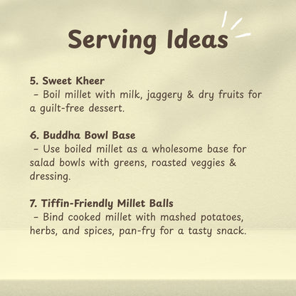 Organic Brown Top Millet