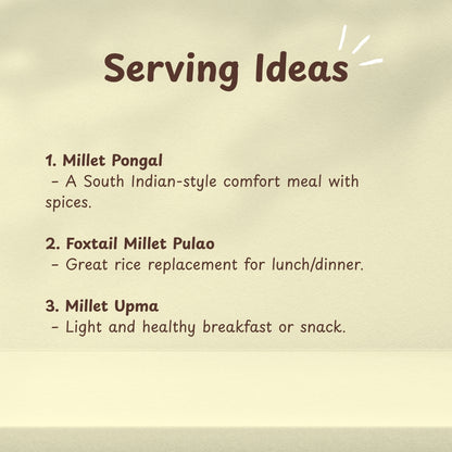 Organic Foxtail Millet