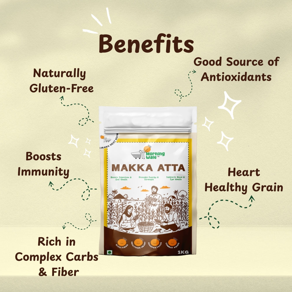 Organic Makka Atta