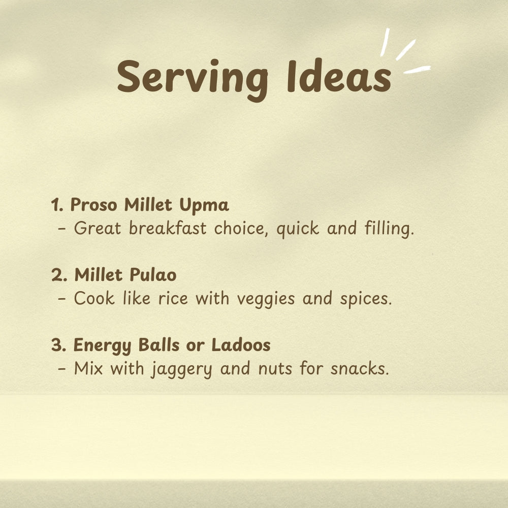 Organic Porso Millet