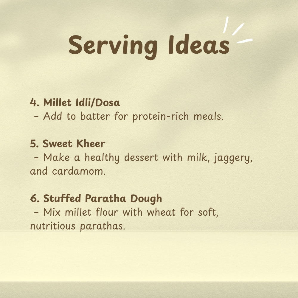 Organic Porso Millet